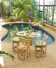 Dine by the pool