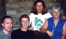 Cole Cameron (Director), James Mathers (Mort), Sue Bolton (Stage Manager) And Claudine Johnson (Properties & Costumes)